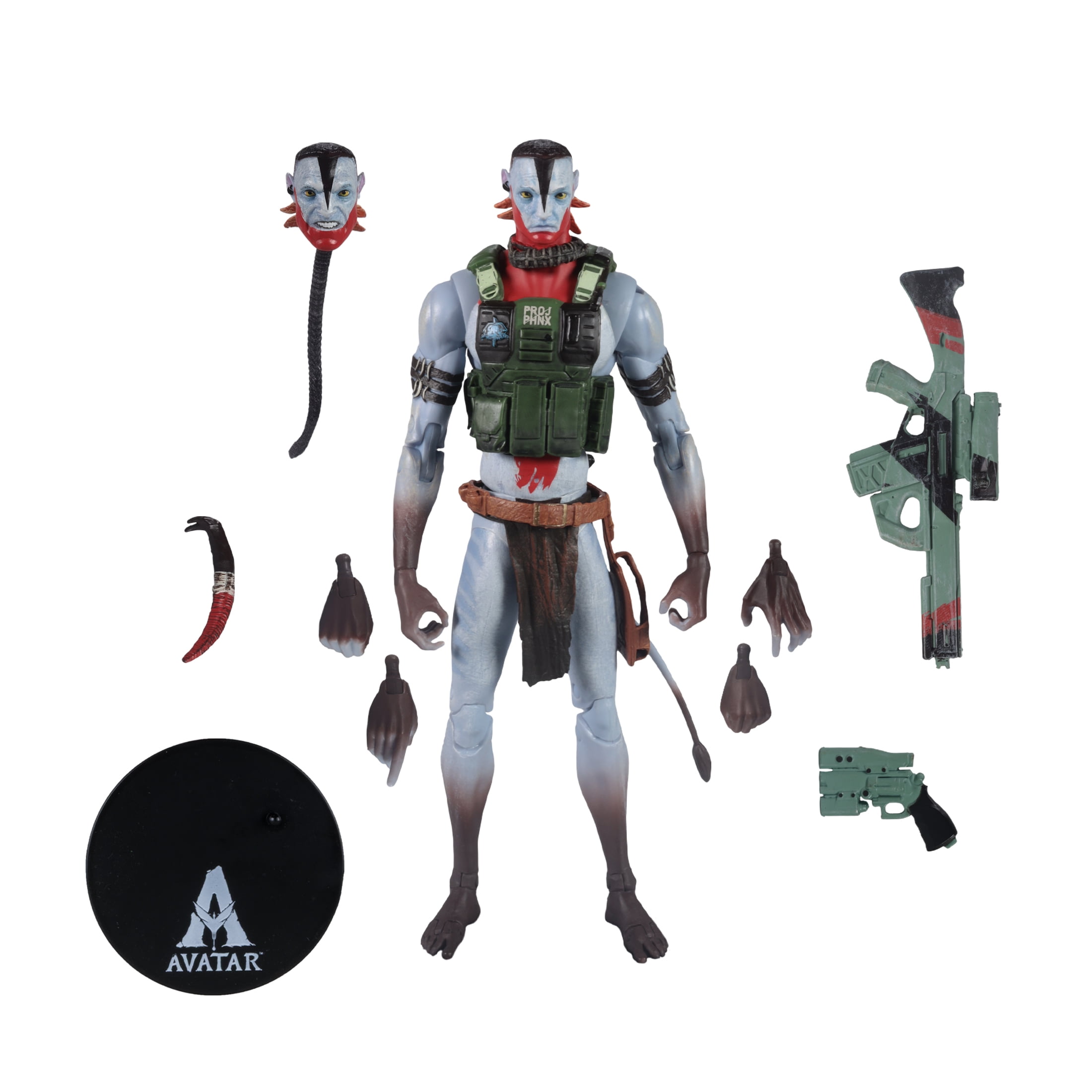 Avatar: Fire and Ash Quaritch (Ash Warrior) 7" Action Figure Collector Edition - McFarlane Toys