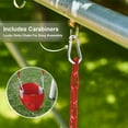 thumbnail image 6 of JBeeCtrl Baby Swing High Back Full Bucket Toddler Swing with Coated Chain, Carabiners for Easy Install, 1 Pack,Red, 6 of 7