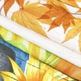 thumbnail image 5 of Fall Shower Curtain for Bathroom, Farm Vintage Blue Truck Pumpkin Sunflower Autumn Maple Leaves on Rustic Wooden Planks Thanksgiving Fabric Bathroom Decor Set with Shower Curtain Hooks, 72x79 Inch, 5 of 5