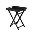 thumbnail image 2 of Lipstore Table Pliante en Acrylique Plateau de Souper Meuble Table à Manger Robuste Table de Camping Noir, 2 of 8