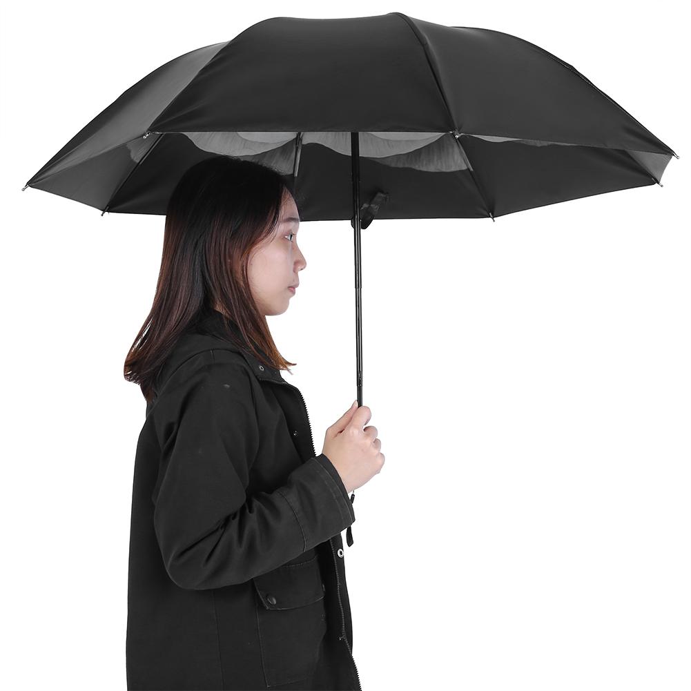 black umbrella sun protection