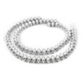 thumbnail image 3 of The Bead Chest Silver Bicone Natural Wood Beads (10x15mm): Organic Eco-Friendly Wooden Bead Strand for DIY Jewelry, Crafts, Necklace and Bracelet Making, 3 of 4