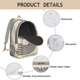 thumbnail image 4 of Colorful Retro Backpack for Women, Tribal Style Laptop Daypack with Waterproof Fabric and Adjustable Straps, 4 of 5
