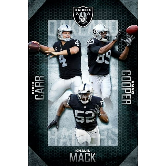 Oakland Raiders - Team 16 Poster Print by (22 x 34)