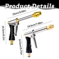 thumbnail image 3 of High Pressure Car Wash Spray Nozzle,Garden Hose Water Nozzle,Patio Driveway Wash Nozzle,Adjustable Jet Water Sprayer,Trigger Style Car Wash Nozzle,Multi Function Jet Nozzle Power Washer for Garden, 3 of 6