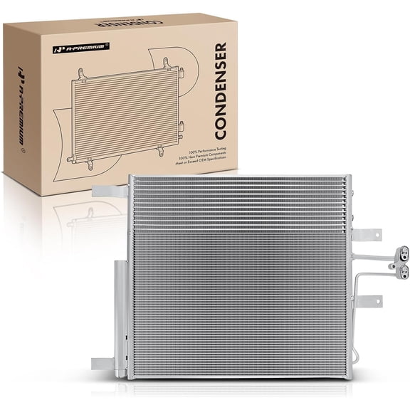 A-Premium Air Conditioning A/C Condenser Compatible with Ram 1500 2012-2017, 2500 3500 2012-2013, 3.7L 4.7L 5.7L, Replace# 4436, 52014588AB