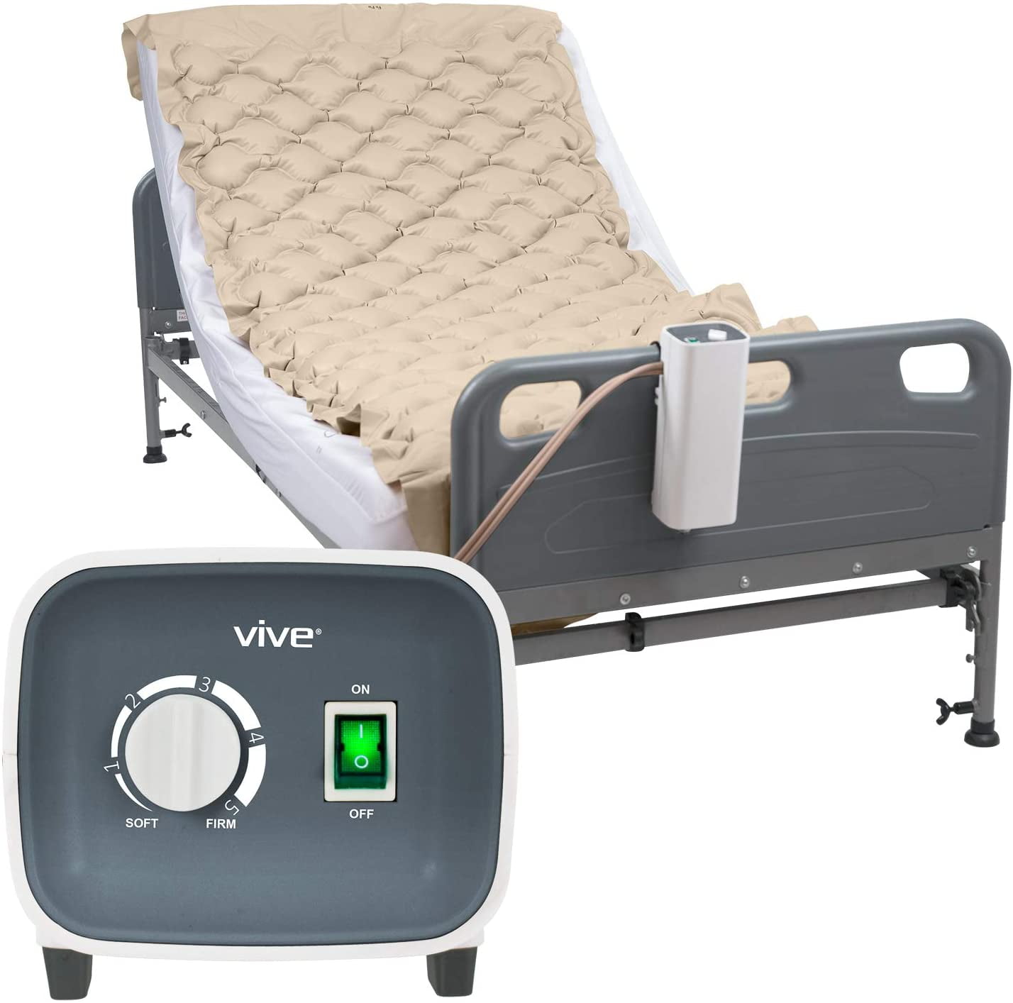 Vive Alternating Pressure Pad Includes Mattress Pad and Electric Pump