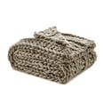 thumbnail image 4 of Cozy Tyme Francine Channel Knit Throw - 50"x 70" Taupe, 4 of 11