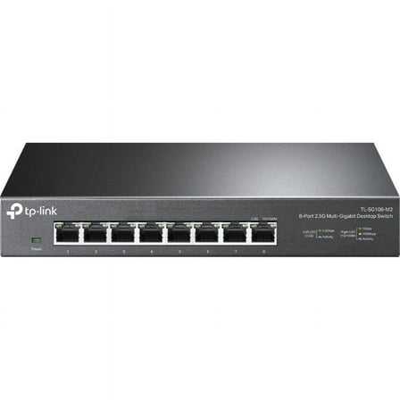 TP-Link TL-SG108-M2 8-Port Multi-Gigabit Unmanaged Network Switch