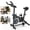 Black+Blue + ABS+Rubber+Steel (Q235)+2, variant on LANKANG Adjustable Resistance Indoor Exercise Bike Stationary Cycling Bike with Clear Display Monitor Comfort Seat Handlebars Stable Frame Portable Compact Home Daily Fitness Cycle