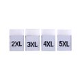 thumbnail image 1 of 400PCS Clothes Size Labels Folded Cloth Labels General Woven Size Mark Practical Clothing Size Labels for Store Home Use White, 1 of 8