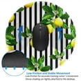 thumbnail image 4 of Disketp Lemons On Striped Small Mouse Pad 7.9x7.9 Inches,Washable Round Mousepad For Office Laptop Computer,Non-Slip Rubber Base Mouse Pads For Wireless Mouse, 4 of 9