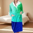 thumbnail image 2 of Jindong Robes en Peluche pour Femmes Robe Longue Chaude Tendance à Manches Longues Peignoir d'Hiver Pyjama Robes pour Femmes, 2 of 5