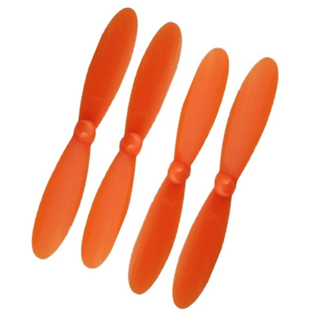 4 piezas de repuesto de hélice naranja para dron RC Quadcopter H17C PLUS
