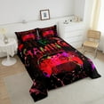thumbnail image 3 of Erosebridal Twin Gamer Bedding Sets Gaming Comforter Sets Teens Video Gamer Room Decor,Gamepad Controller Gamer Comforter Set Black Red Green Tie Dye Bed Set 2Pcs, 3 of 6