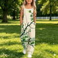 thumbnail image 2 of Coerni Lightweight Harems Jumpsuits for Girls Fashion Boho Floral Printed Rompers Summer Casual Suspender Overalls Beach Vacation, 2 of 4