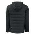 thumbnail image 3 of Men's Cutter & Buck  Black VCU Rams Big & Tall Evoke Hybrid Eco Softshell Recycled Full-Zip Hoodie, 3 of 3