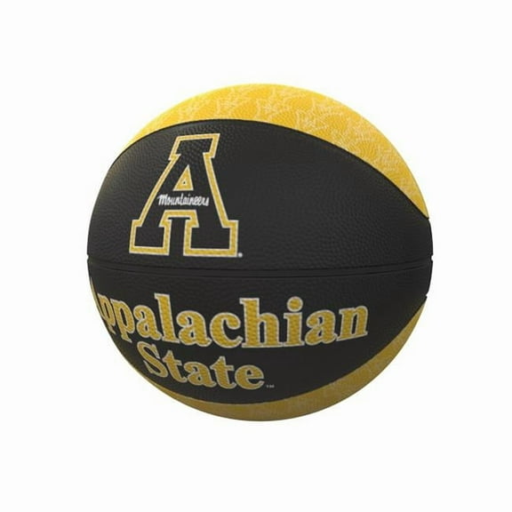 Logo Brands 105-91MR-1 Appalachian State Repeating Logo Mini-Size Rubber Basketball