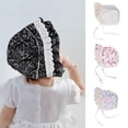 thumbnail image 5 of M Gorro bonito para nacimiento de niña, gorro de algodón suave para recién nacido, para niñas de 3 a 6 meses, talla M, 5 of 5