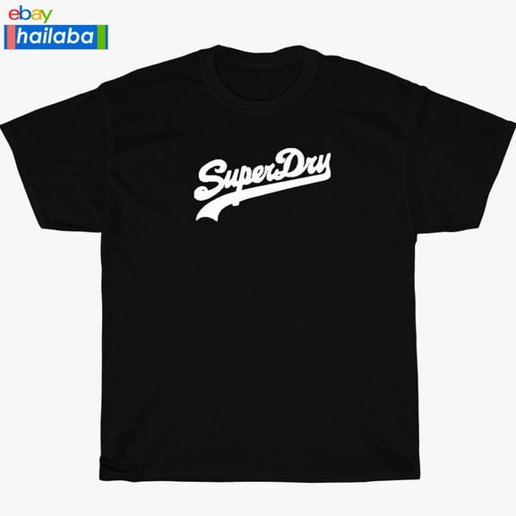 New Superdry Logo Black / Navy / Sport Grey Men's T-Shirt S-3XL