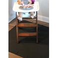 thumbnail image 6 of Solid Black Minimalist Splash Mat - A Waterproof Catch-All for Highchair Spills and More!, 6 of 8