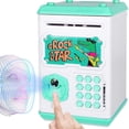 thumbnail image 1 of Hucha Electrónica Para Niños, Caja De Ahorro De Dinero En Efectivo, Caja De Dinero Con Bloqueo De Contraseña De Escaneo Facial Y Huellas Dactilares Vogacara FN007925-02, 1 of 6
