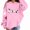 Pink, variant on WAVSUF Kids Boys Hoodie, Loose Fit Long Sleeve with Pockets Fall Halloween Casual Sweatshirts Black 7-8