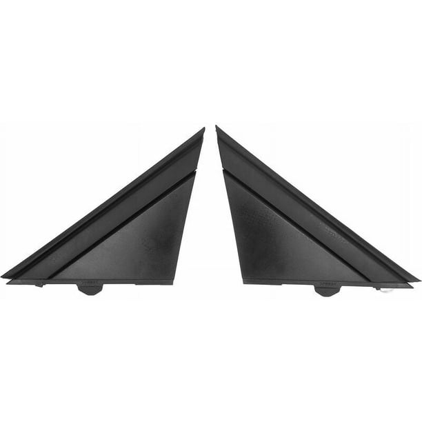 Para Fiats 500 2012-2017, nuestra cubierta de bandera para espejo de puerta ofrece una elegante decoración negra, fácil instalación y protección resistente a rayones, ideal para una actualización