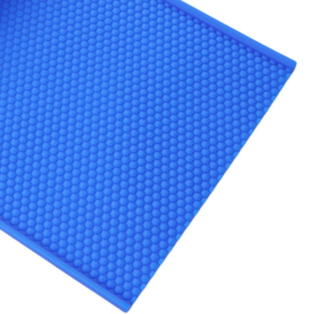 Molde De Hoja De Cera De Abejas 2 moldes de cera de abejas de silicona para base de cera de abejas, molde de prensa, herramienta de apicultura (azul) Ndcxsfigh Libre de BPA