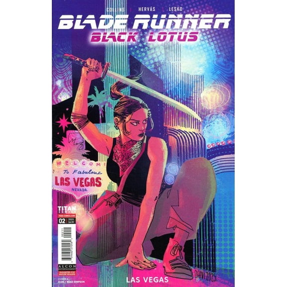 Blade Runner Black Lotus: Las Vegas #2A VF ; Titan Comic Book