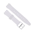 thumbnail image 1 of Correa de reloj clásica de caucho de silicona impermeable y lavable de 17 mm para smartwatch Transparente, 1 of 9