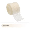 thumbnail image 3 of Unique Bargains Lace Trim 10 Yards 2 Inch Flower Elastic Lace Ribbons for Package Decoration Wedding Headbands Beige, 3 of 5