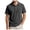 Black-11123AA, variant on Polo Shirt Men Button Down Corduroy Mens Shirts Short Sleeve Business Casual Lapel Collar Gym Tshirts for Men ,Green M