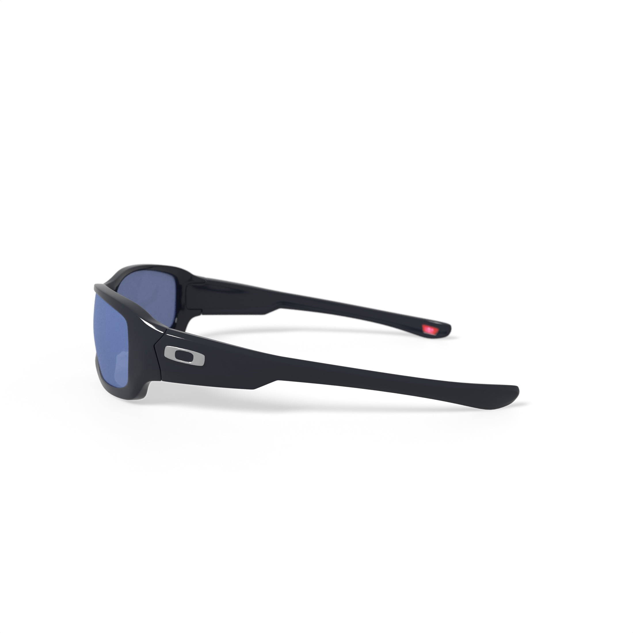 Oakley Men's Fives Squared OO9238-04 Rectangular Sunglasses, Polished Black, 54 mm
