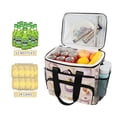 thumbnail image 2 of FORMRS Insulated Cooler Bag 24 Cans Capacity Soft Leakproof Lunch Box with Side Pockets, Purple Jam Jars, 2 of 7