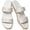 White, variant on Two-Band Braided Espadrille Slide for Women Open Toe Flat Slip On Sandals with Jute Non Slip Sole Cushioned Footbed for Summer Casual Women Sandals