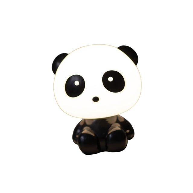 Lámpara de noche para niños, lámpara de escritorio, linda decoración para el hogar, lámpara de noche para guardería con forma de animal. Panda