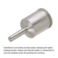 thumbnail image 4 of Uxcell 22mm 100 Coarse Grits Diamond Mounted Point Spherical Concave Head Bead Grinding Bit, 4 of 5