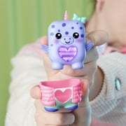 Hasbro Nano-mals Blubby the Narwhal, Electronic Pet Narwhal Toys, Fidget Toys for Girls & Boys, Ages 5 and up