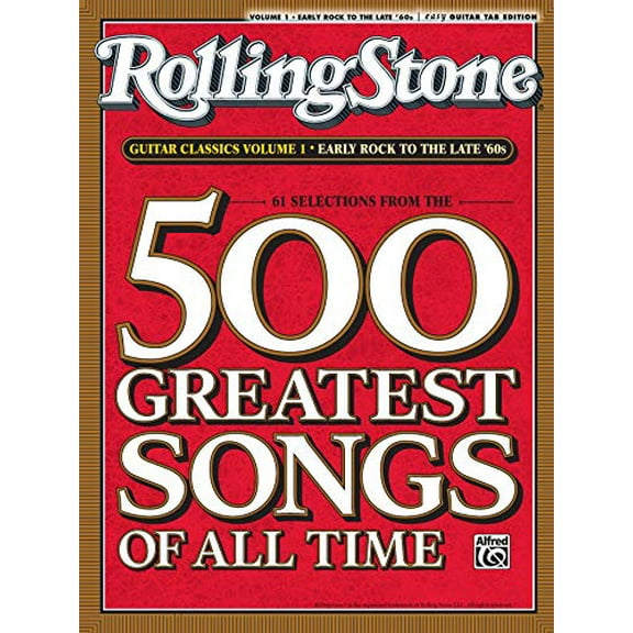 Pre-Owned Selections from Rolling Stone Magazine's 500 Greatest Songs of All Time: Early Rock to the Late '60s (Easy Guitar TAB), 9780739052204, 0739052209, Paperback, Easy Guitar Tab edition