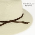 thumbnail image 6 of YEKEYI Sun Hats for Women Summer Wide Brim UV UPF 80+ Panama Fedora Foldable Packable Straw Beach Hat, 6 of 6