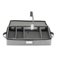 thumbnail image 1 of Caja de almacenamiento de cubiertos con divisores ajustables y asas de transporte, contenedor para utensilios, estuche para guardar utensilios,, 1 of 9