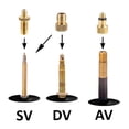 thumbnail image 3 of pitrice BRASS ADAPTOR PRESTA for SCHRADER BICYCLE VALVE CONVERTER BIKE 15pcs PUMP 32 pcs, 3 of 5