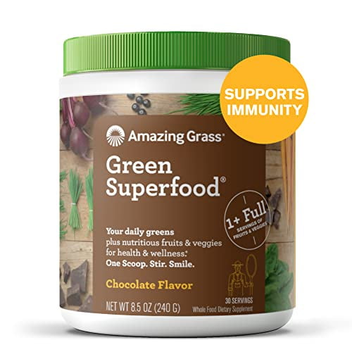 Buy Amazing Grass Greens Blend Superfood Super Greens Powder with