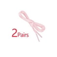thumbnail image 3 of INSPIRE CHIC Unisex Solid Color Flat 0.4'' Wide Ribbon Shoelaces 2 Pairs 160cm/63" Pink, 3 of 6