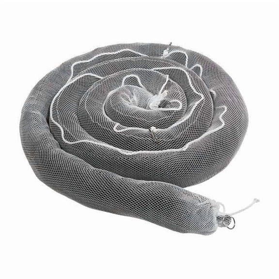 Pig Sorbent Boom, 24 gal, 5 in x 20 ft, Oil, Black, White, 2 PK BOM413