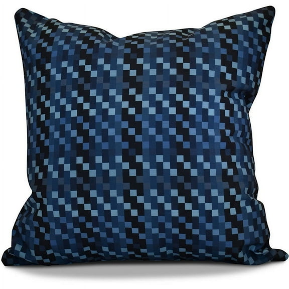 Simply Daisy Mad for Plaid Geometric Print Outdoor Pillow