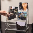 thumbnail image 2 of 5-Layer CD Rack, Album Display Rack, Transparent Storage Rack for Tapes, Multifunctional Counter Display Rack, 2 of 6
