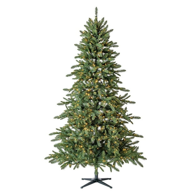 Holiday Time Milford Index 7.5' Pre-Lit Regular Full Quick Set