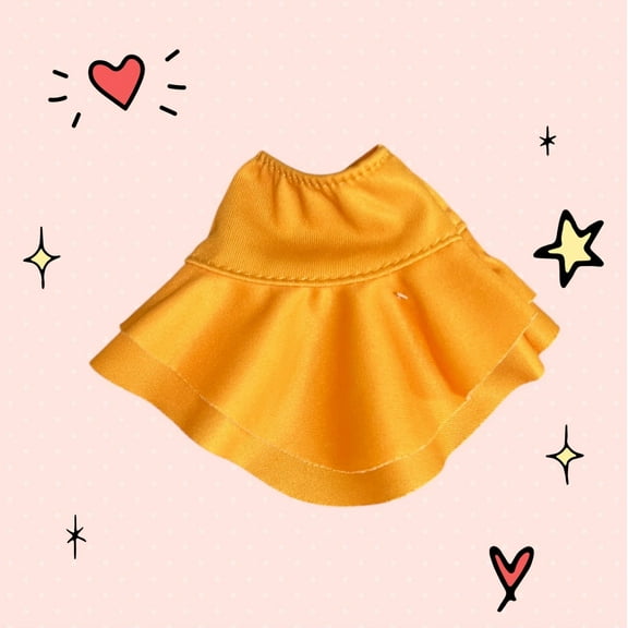 Lol Surprise doll OMG Bartz YELLOW Skirt Doll Clothing